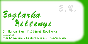 boglarka miltenyi business card